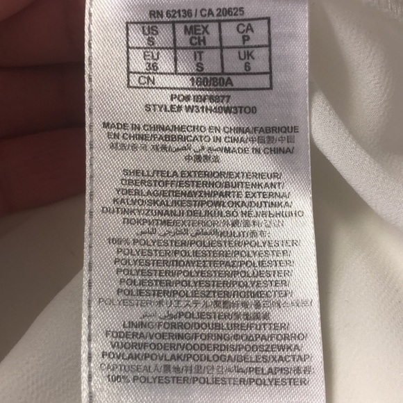 GUESS Layered High Low Chiffon Tank, size Small - Picture 8 of 10